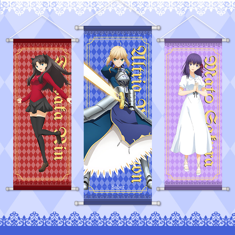 Photography Object - Fate Game Anime Peripheral Hanging Scrolls