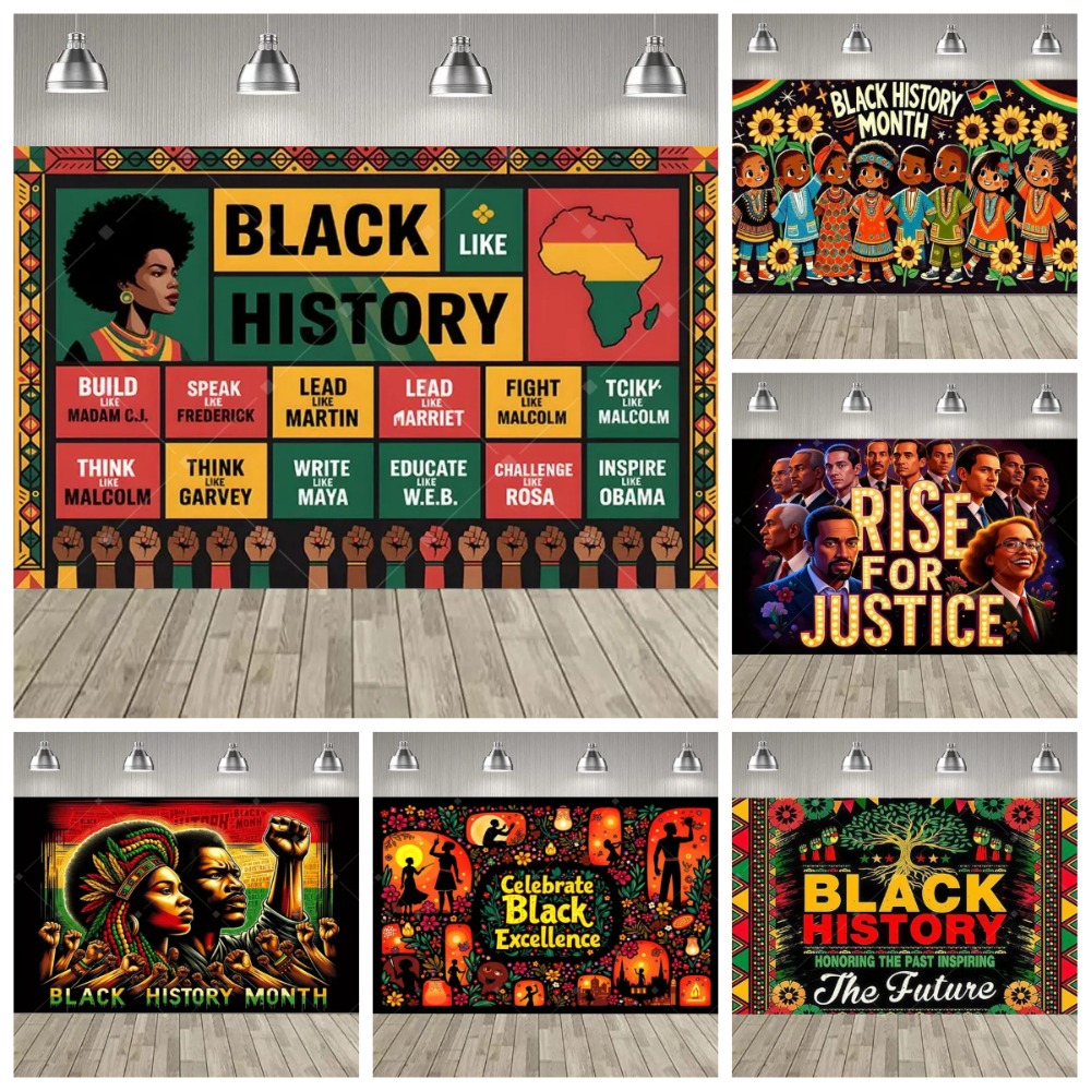 Photography History - Colorful African American History Themed Banner