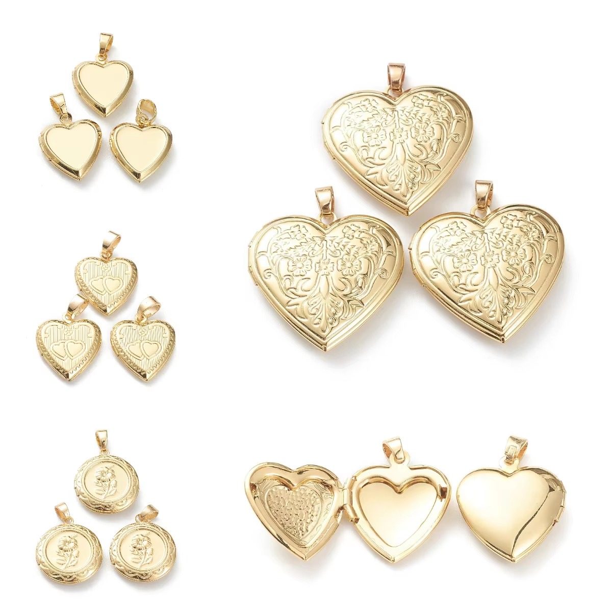 10pcs Heart Photo Locket Penda - Photography Exhibition review and price