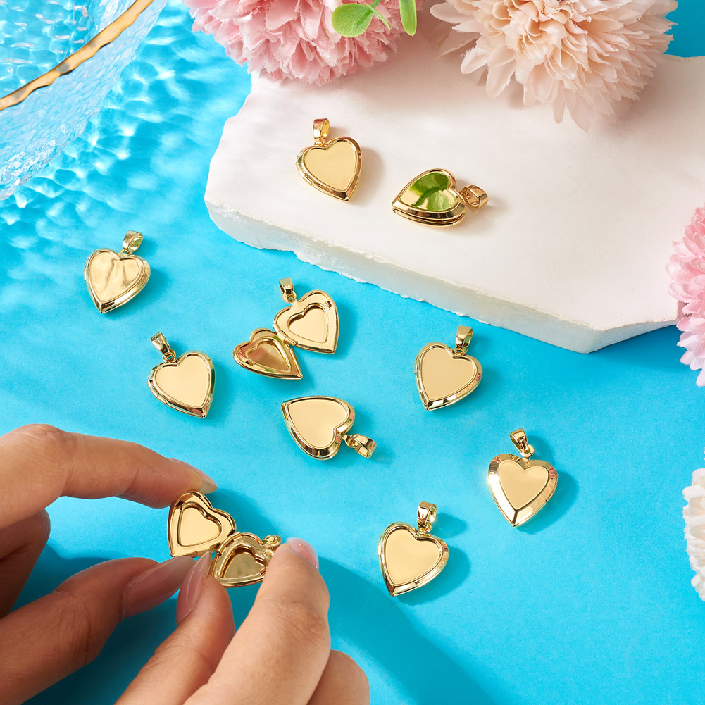 10pcs Heart Photo Locket Penda - Photography Exhibition review and price