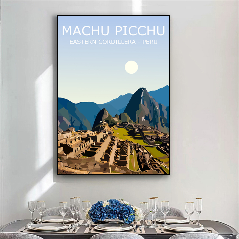 Machu Picchu Travel Poster Mod - Photography History review and price