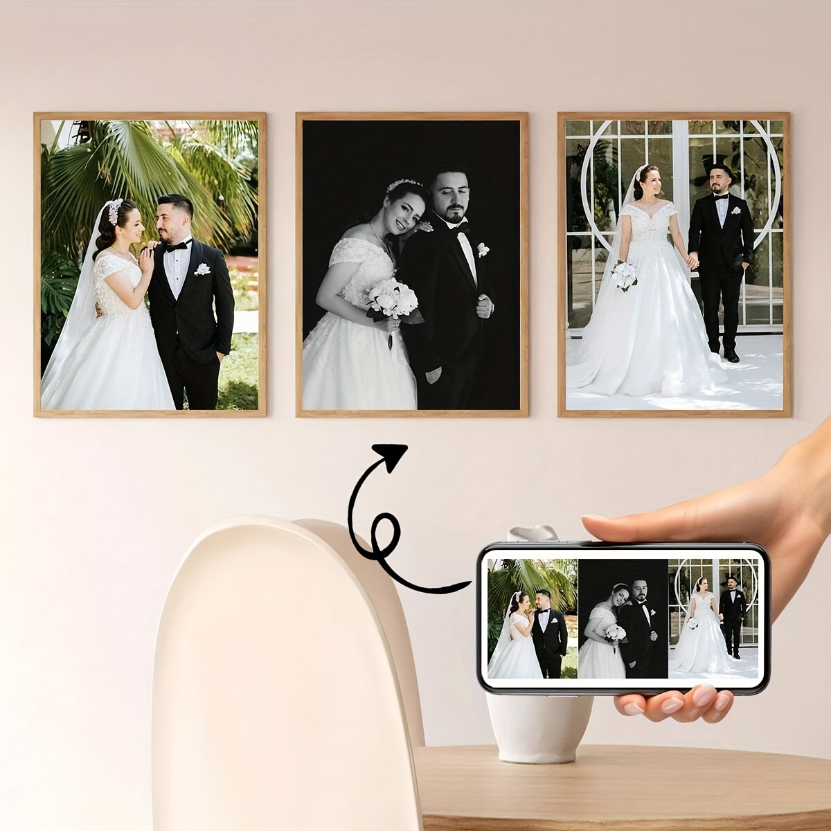 3pcs/set Custom Square Canvas  - Photography Object review and price