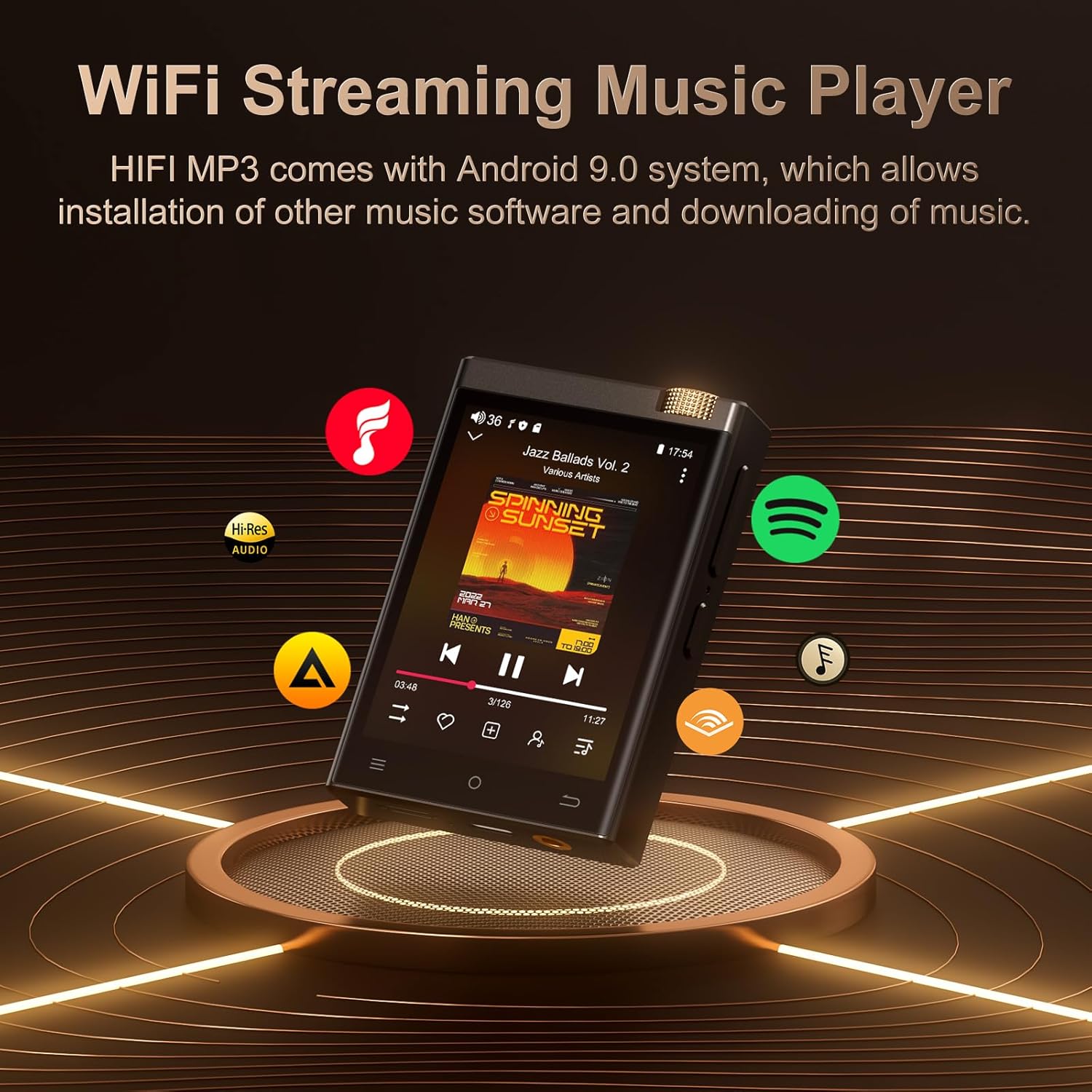 Hi-Fi MP3 Player with Bluetoot - Photography History review and price