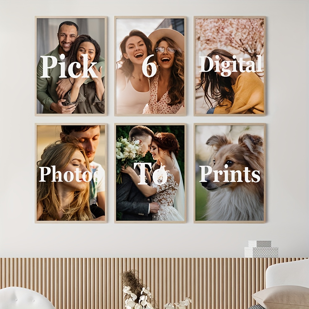6pcs/set Custom Canvas Prints  - Photography Object review and price
